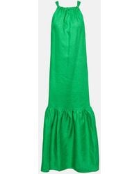 Asceno - Ibiza Linen Maxi Dress - Lyst