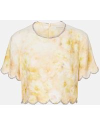 Zimmermann - Top Cropped Crush - Lyst
