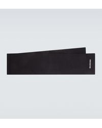 Balenciaga - Logo Wool-Blend Scarf - Lyst