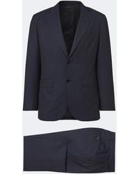 Brioni - Traje De Lana A Rayas - Lyst