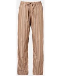 Leset - Yoshi Cotton-Blend Twill Wide-Leg Pants - Lyst