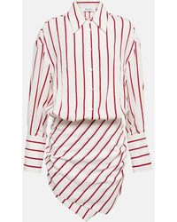 The Attico - Hatty Striped Shirt Dress - Lyst