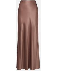 The Sei - Silk Satin Maxi Skirt - Lyst
