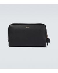 Tom Ford Exclusive To Mytheresa – Grained Leather Washbag - Black