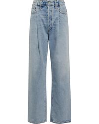 Agolde High-rise Tapered Jeans - Blue