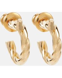 Ferragamo - Boucles d'oreilles a logo - Lyst