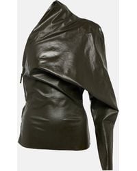 Rick Owens - Draped One-shoulder Top - Lyst