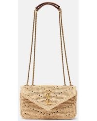 Saint Laurent - Borsa A Spalla Loulou Mini - Lyst