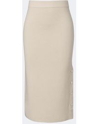 Max Mara - Wool And Cashmere Midi Skirt - Lyst