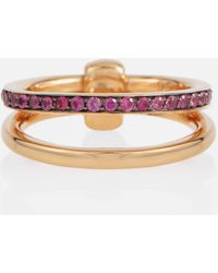 Pomellato - Together 18kt Rose Gold Ring With Rubies - Lyst