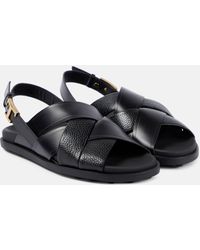 Tod's - Woven Leather Sandals - Lyst