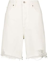 Citizens of Humanity - Shorts di jeans distressed Camilla - Lyst