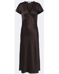 Dorothee Schumacher - Shiny Statement Satin Midi Dress - Lyst