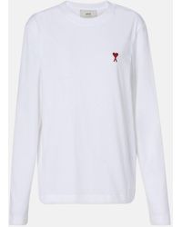 Ami Paris - Ami De Cour Cotton Jersey T-Shirt - Lyst