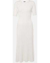 JOSEPH - Ribbed-Knit Midi Dress - Lyst
