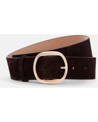 Gabriela Hearst - Elster Suede Belt - Lyst