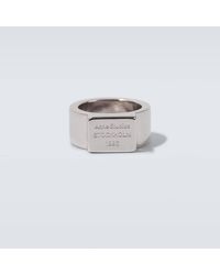 Acne Studios - Logo Ring - Lyst