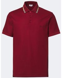 Burberry - Check Cotton Pique Polo Shirt - Lyst