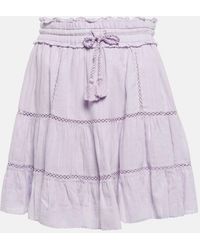 Isabel Marant - Lioline Cotton-Blend Miniskirt - Lyst