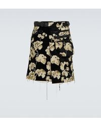 Undercover - Floral Jacquard Skirt - Lyst