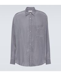 Frankie Shop - Leland Cupro Shirt - Lyst