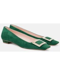 Roger Vivier - Belle Vivier 25 Suede Pumps - Lyst