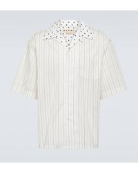 Marni - Striped Cotton Poplin Shirt - Lyst
