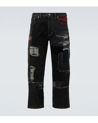 Junya Watanabe - X Levi's Patchwork Wide-Leg Jeans - Lyst