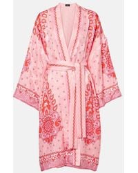 Etro - Printed Coat - Lyst