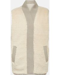 Varley - Covey Reversible Faux-shearling Gilet - Lyst