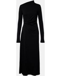 Sportmax - Edile Wool And Cotton-Blend Midi Dress - Lyst
