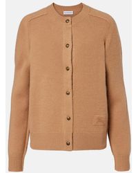Burberry - Ekd Cashmere-Blend Cardigan - Lyst