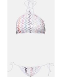 Missoni - Zigzag Halterneck Bikini - Lyst