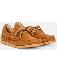 Jacquemus - Batto Croc-Effect Suede Boat Shoes - Lyst