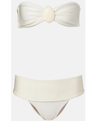 Adriana Degreas - Embellished Bandeau Bikini - Lyst