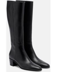 Gianvito Rossi - Spencer Knee-High Leather Boots - Lyst