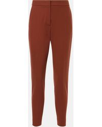 Max Mara - Carmen Wool Flannel Wide-Leg Pants - Lyst