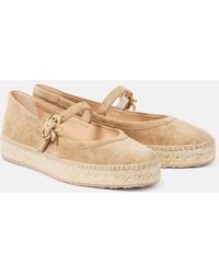 Gianvito Rossi - Elda Suede Espadrilles - Lyst