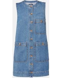 Veronica Beard - Oakley Denim Minidress - Lyst