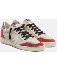 Golden Goose - Ball Star Suede Sneakers - Lyst
