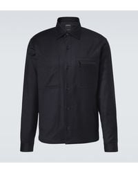 ZEGNA - Wool Overshirt - Lyst