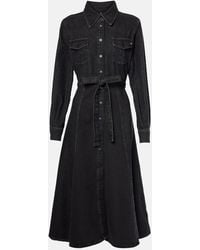 AG Jeans - Marseille Denim Shirt Dress - Lyst