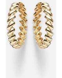Anita Ko - Coil 18Kt Hoop Earrings - Lyst