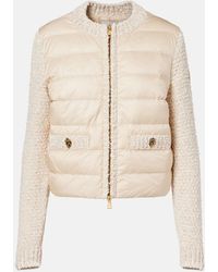 Moncler - Daunenjacke Aus Boucle - Lyst