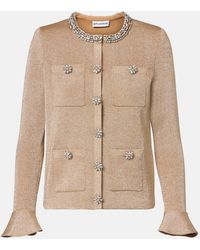 Self-Portrait - Embellished Cardigan - Lyst