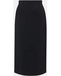Max Mara - Jupe Crayon Pece En Crepe - Lyst