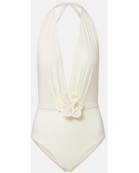Karla Colletto - Rosetta Halterneck Swimsuit - Lyst