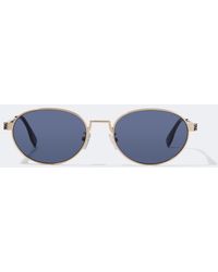 Fendi - Ovale Sonnenbrille Sky - Lyst