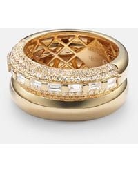 SHAY - Orbit 18Kt Ring With Diamonds - Lyst