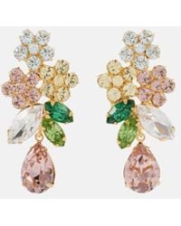 Jennifer Behr - Bouquet-Plated Drop Earrings - Lyst